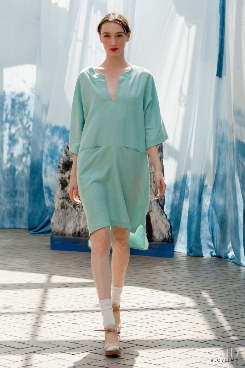 Ali Walsh featured in  the Creatures of Comfort fashion show for Spring/Summer 2014