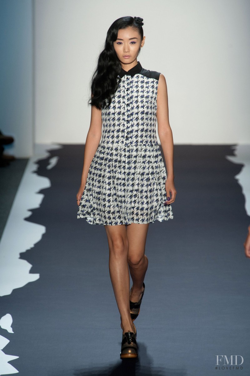 Yi Fei Li featured in  the Emerson fashion show for Spring/Summer 2014