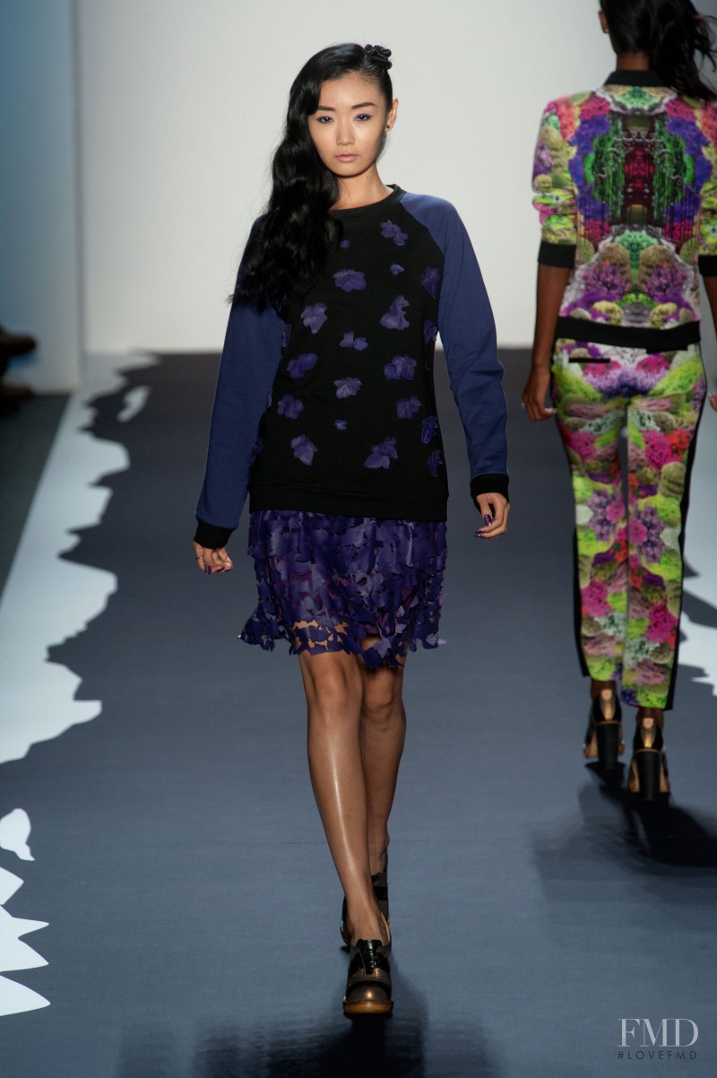 Yi Fei Li featured in  the Emerson fashion show for Spring/Summer 2014