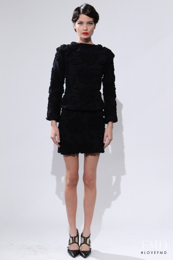 Monika McCarrick featured in  the Nina Skarra fashion show for Autumn/Winter 2013