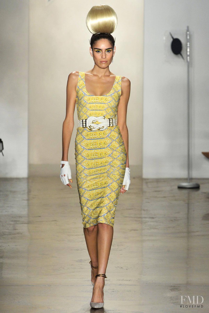 Alejandra Infante featured in  the The Blonds fashion show for Spring/Summer 2014