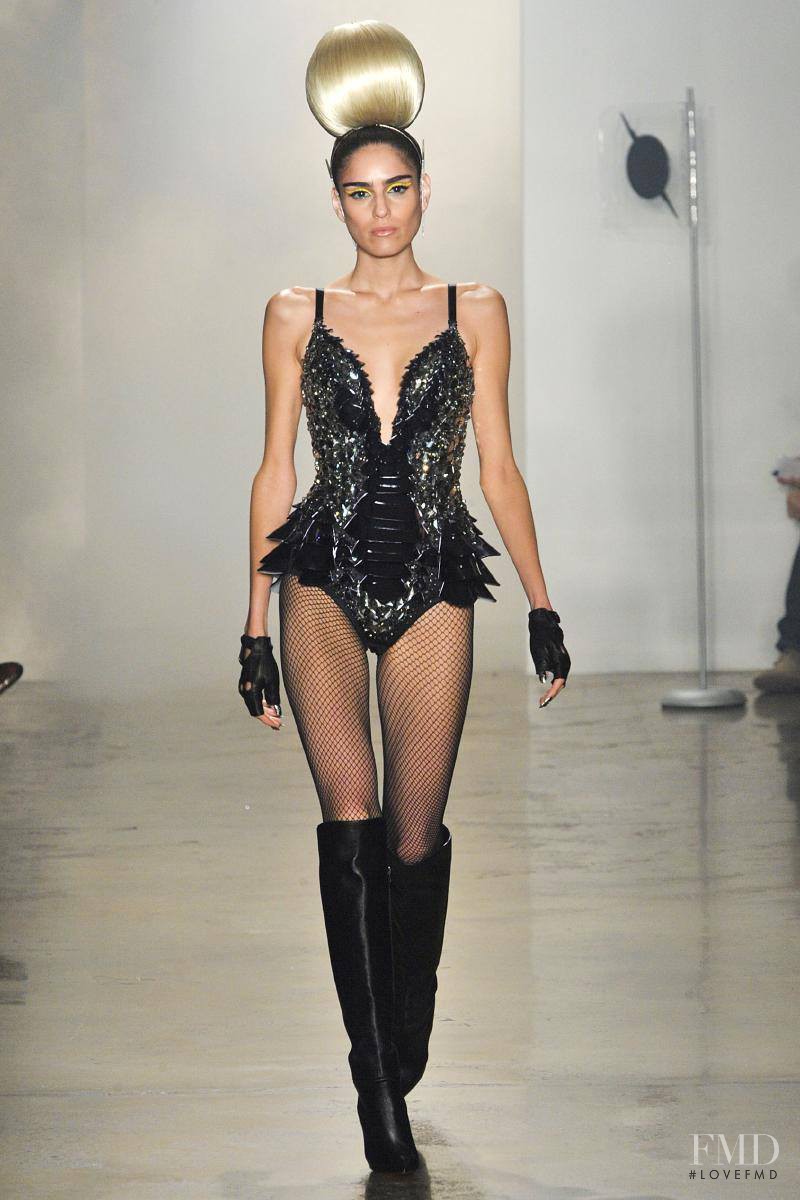 Alejandra Infante featured in  the The Blonds fashion show for Spring/Summer 2014