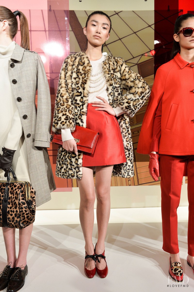Meng Die Hou featured in  the Kate Spade New York fashion show for Autumn/Winter 2014