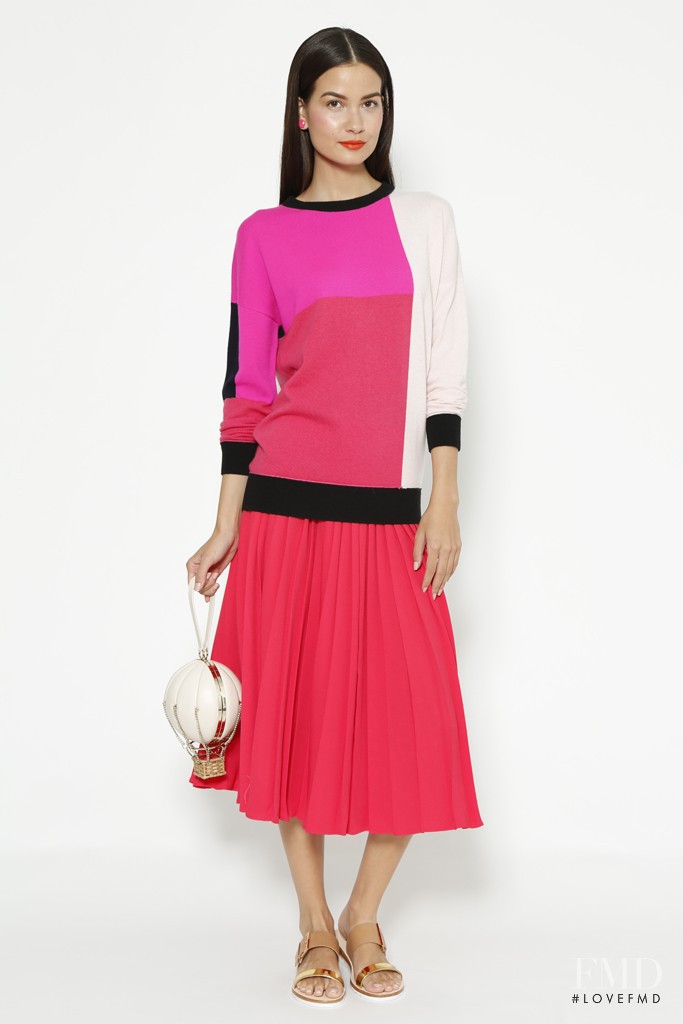 Monika McCarrick featured in  the Kate Spade New York fashion show for Resort 2015