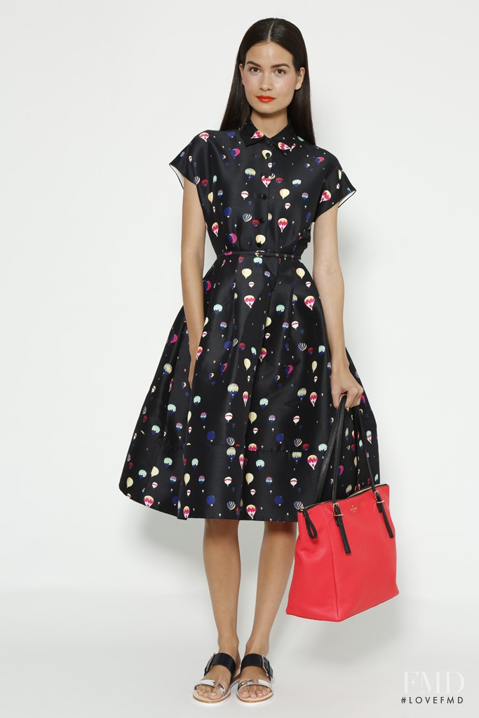 Monika McCarrick featured in  the Kate Spade New York fashion show for Resort 2015