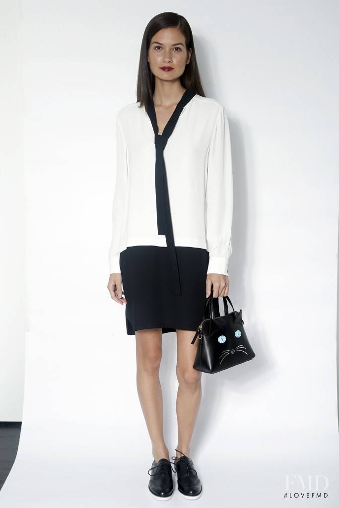 Monika McCarrick featured in  the Kate Spade New York fashion show for Pre-Fall 2015