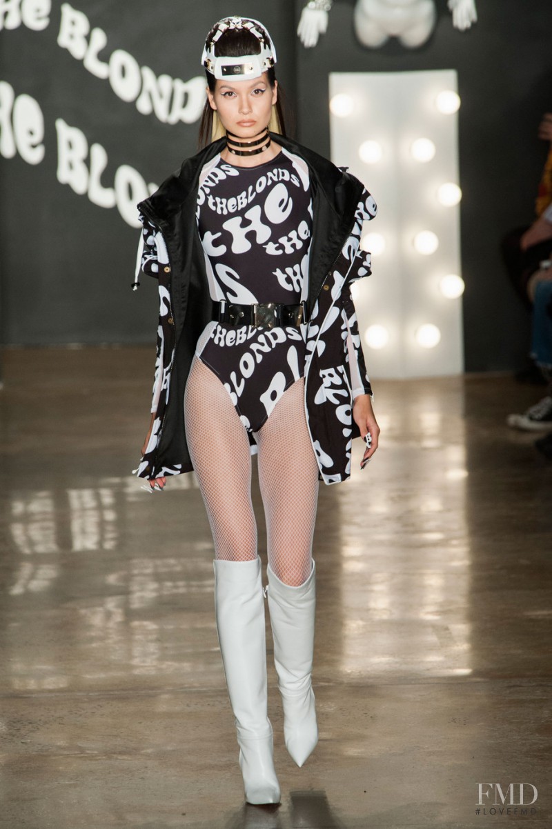 Monika McCarrick featured in  the The Blonds fashion show for Autumn/Winter 2015