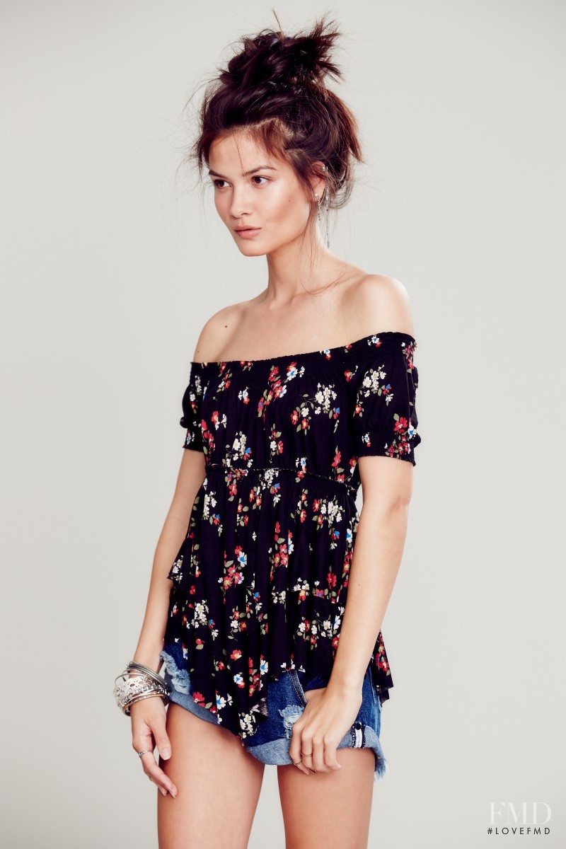 Monika McCarrick featured in  the Free People catalogue for Spring/Summer 2014