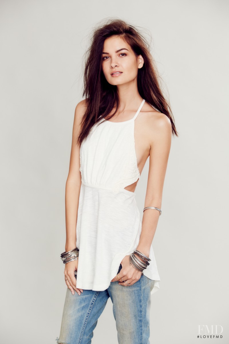 Monika McCarrick featured in  the Free People catalogue for Spring/Summer 2014