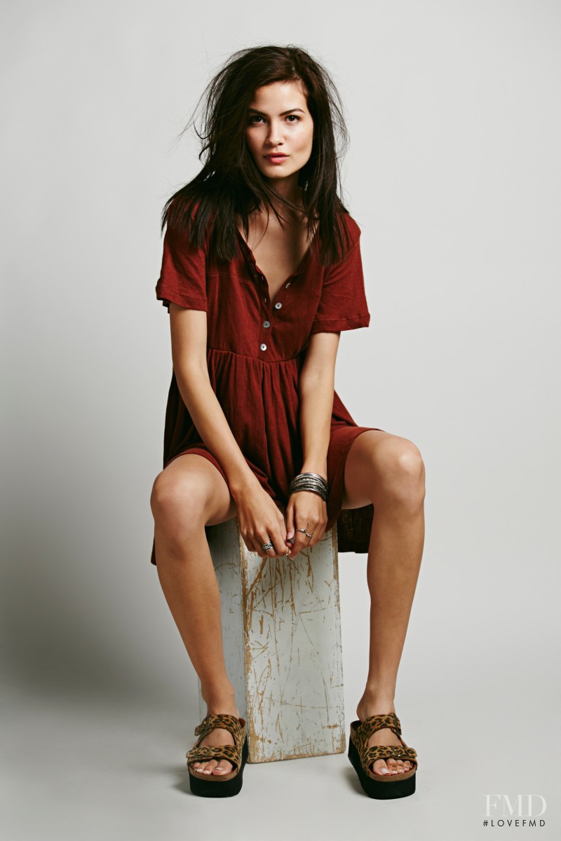 Monika McCarrick featured in  the Free People catalogue for Pre-Fall 2014
