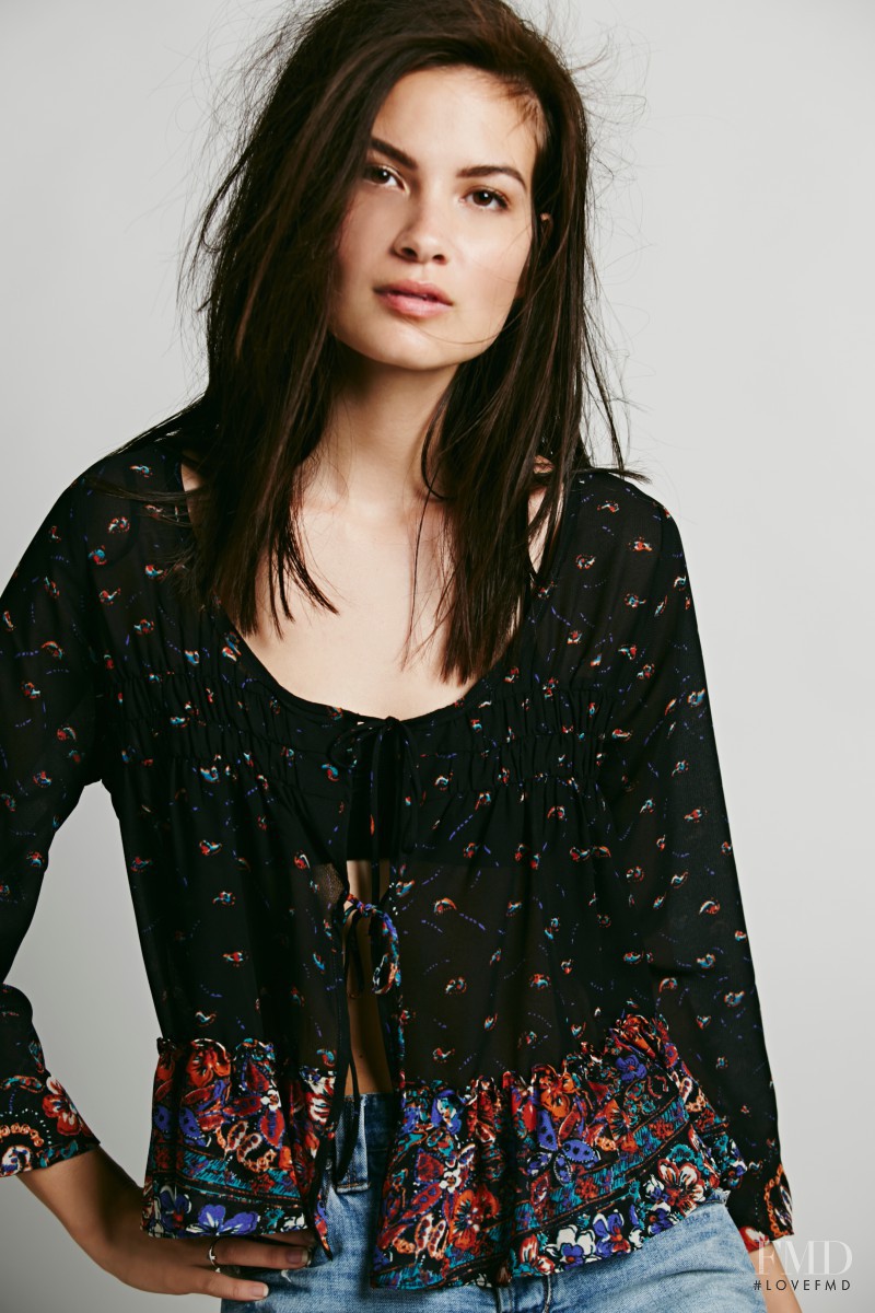 Monika McCarrick featured in  the Free People catalogue for Pre-Fall 2014