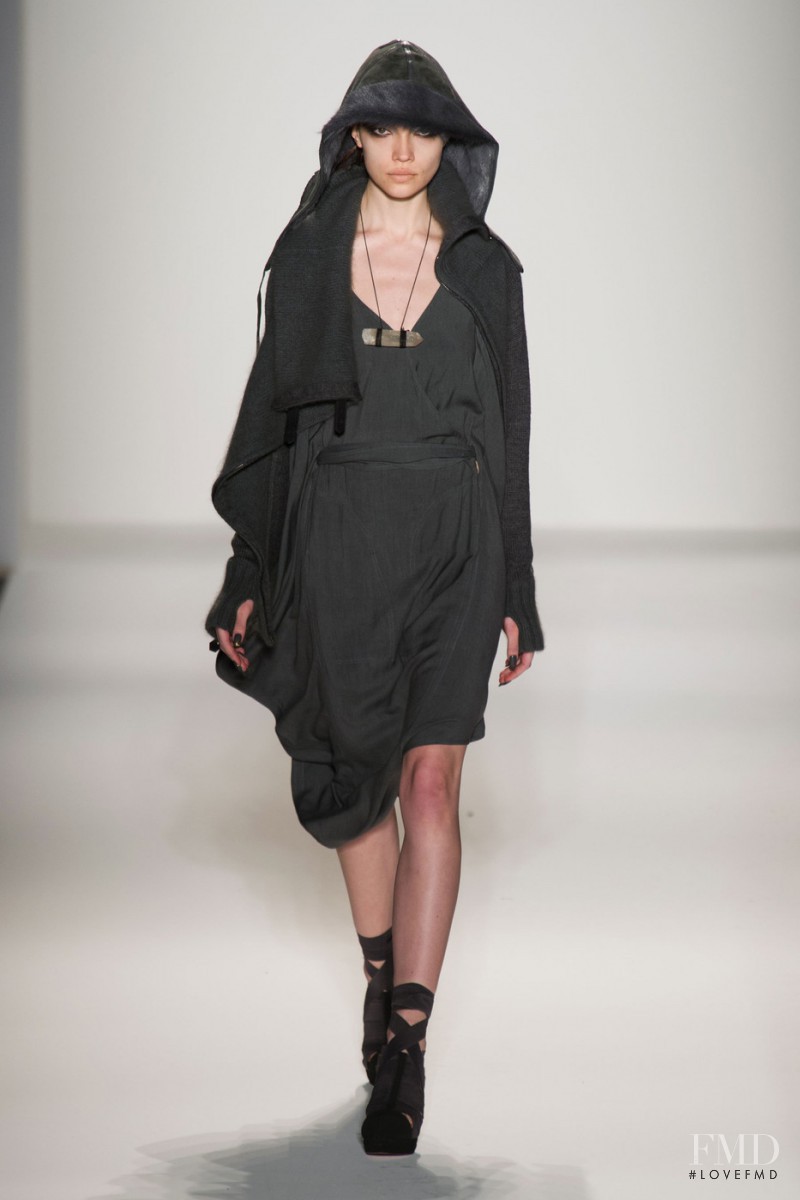 Elina Ivanova featured in  the Nicholas K fashion show for Autumn/Winter 2013