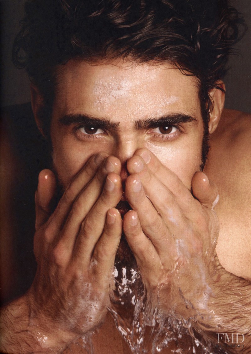 Juan Betancourt featured in  the Tom Ford Beauty Men Skincare & Grooming advertisement for Autumn/Winter 2013