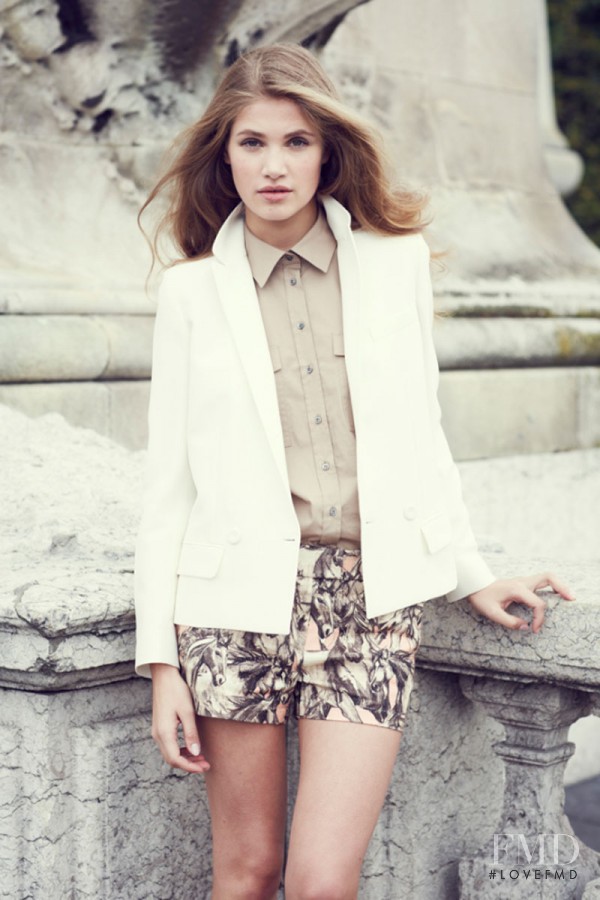 Kotryna Kozlovaite featured in  the Paul et Joe lookbook for Spring/Summer 2014