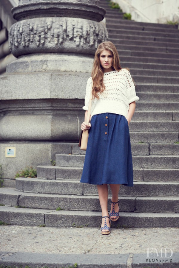 Kotryna Kozlovaite featured in  the Paul et Joe lookbook for Spring/Summer 2014
