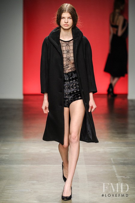 Kisa Cheban featured in  the Tocca fashion show for Autumn/Winter 2014