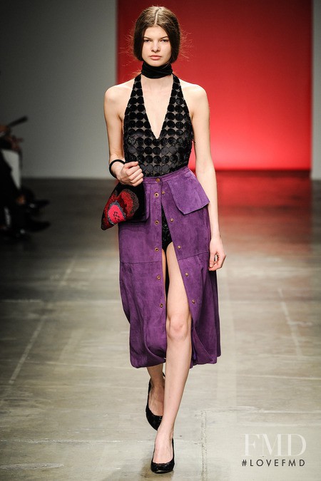 Kisa Cheban featured in  the Tocca fashion show for Autumn/Winter 2014