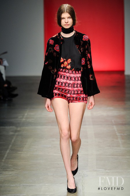Kisa Cheban featured in  the Tocca fashion show for Autumn/Winter 2014
