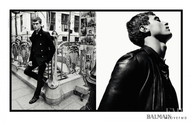 Balmain advertisement for Autumn/Winter 2013