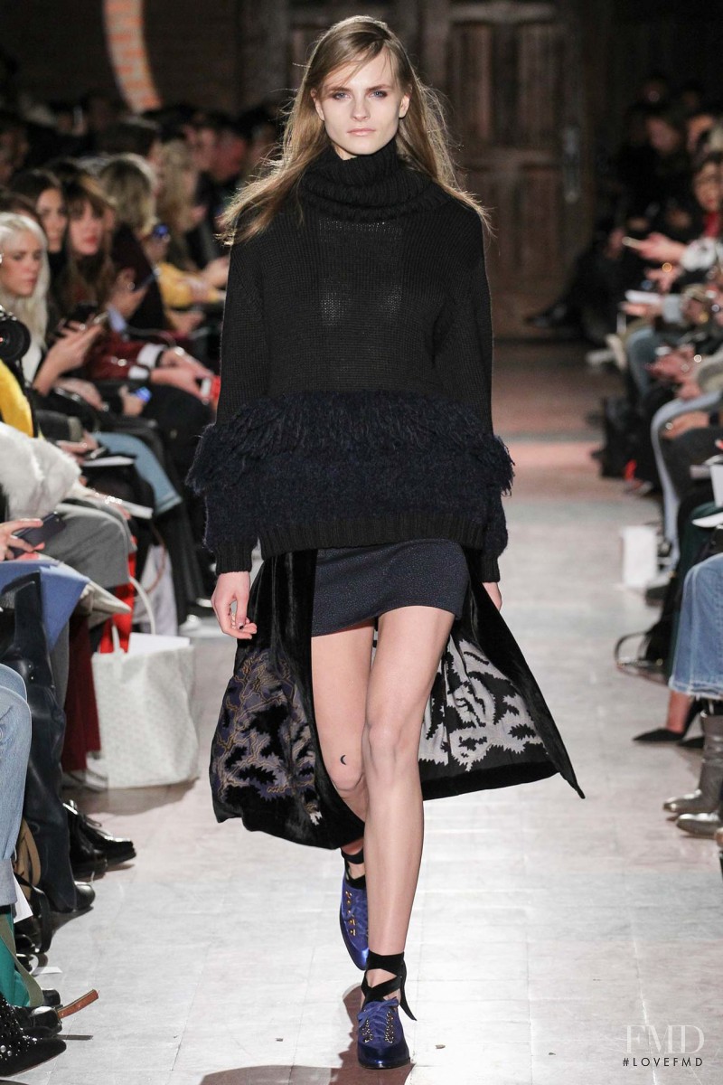 Kristina Petrosiute featured in  the Rodebjer fashion show for Autumn/Winter 2014