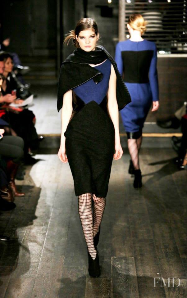 Kisa Cheban featured in  the Douglas Hannant fashion show for Autumn/Winter 2014