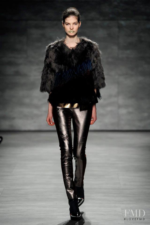 Kisa Cheban featured in  the Son Jung Wan fashion show for Autumn/Winter 2014