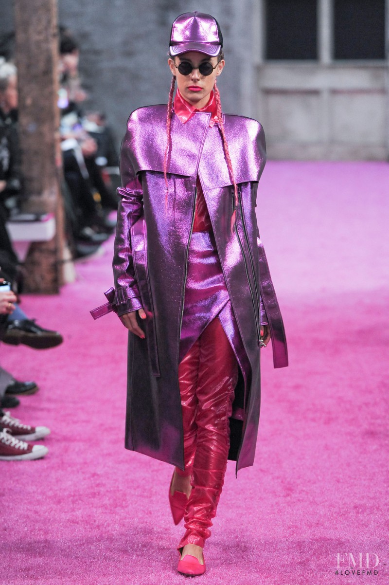 Chloe Norgaard featured in  the Fyodor Golan fashion show for Autumn/Winter 2014