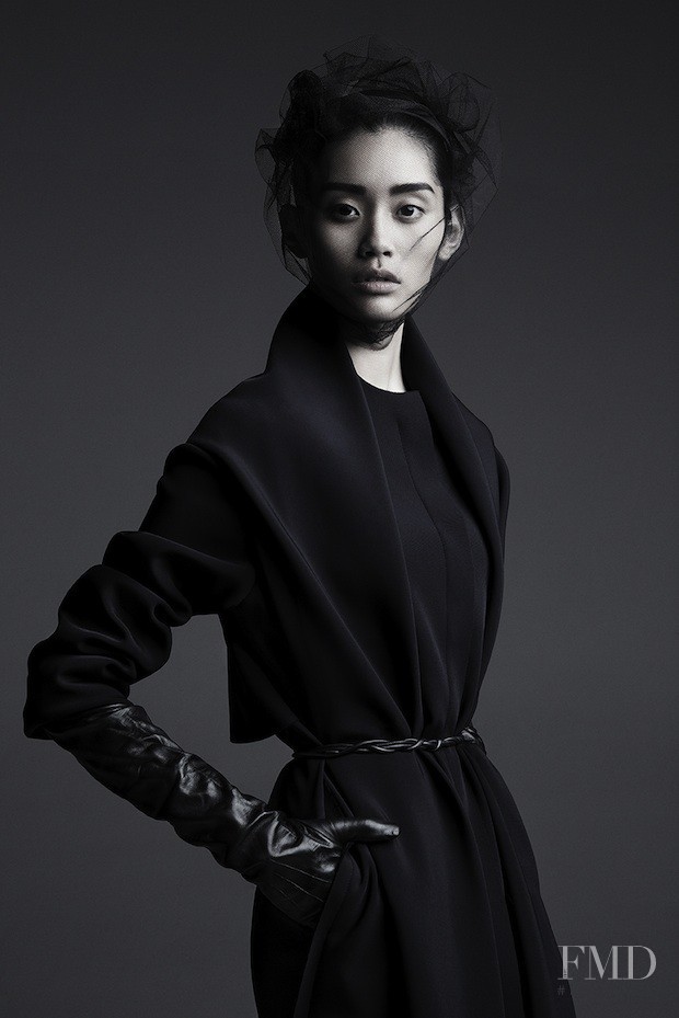 Ming Xi featured in  the Lane Crawford advertisement for Autumn/Winter 2013