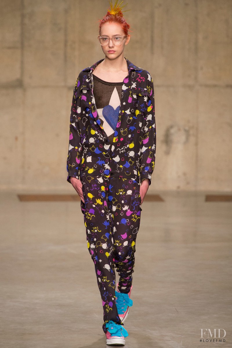 Lia Pavlova featured in  the Fashion East fashion show for Autumn/Winter 2013