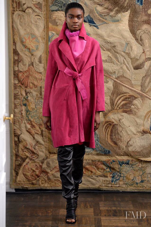 Kayla Clarke featured in  the Jitrois fashion show for Autumn/Winter 2014
