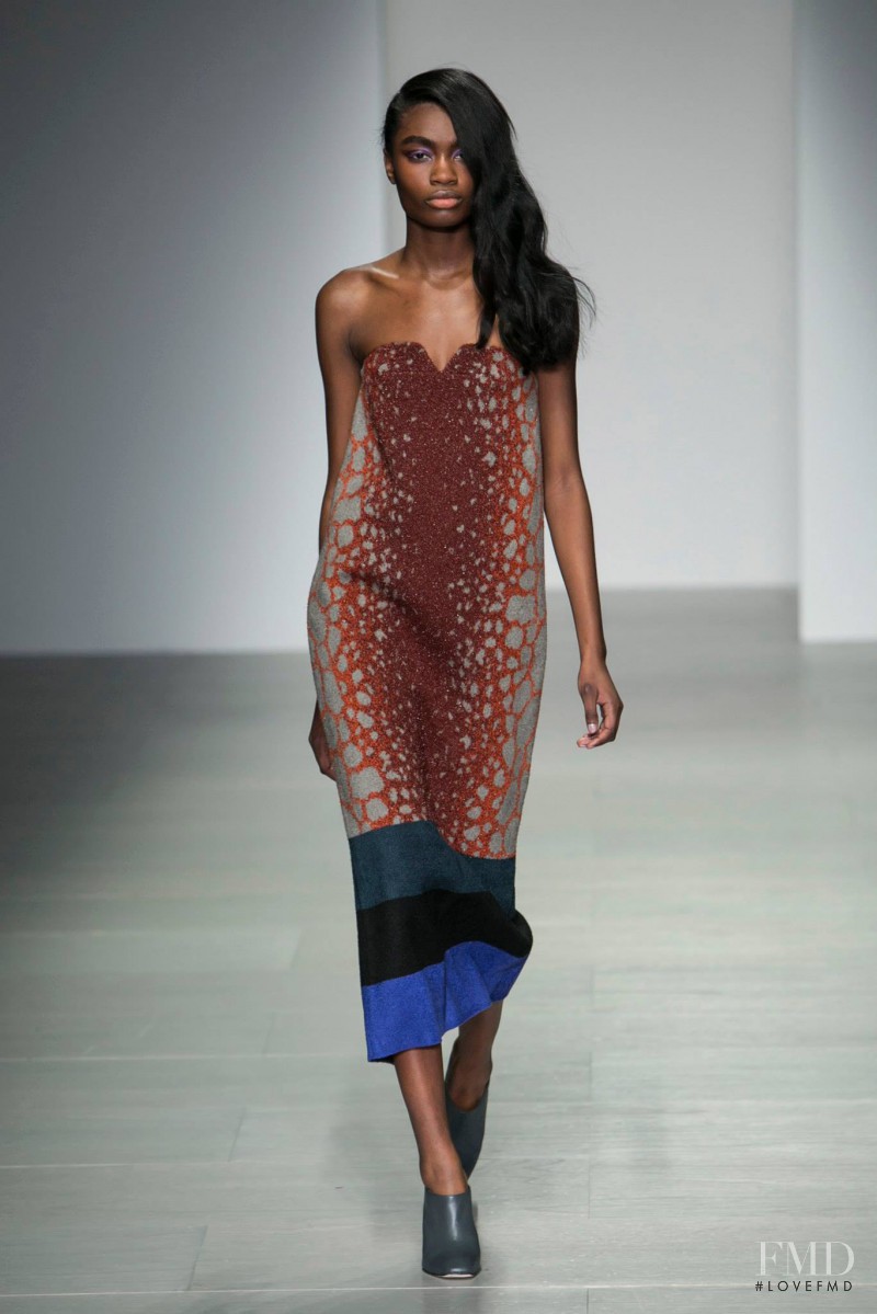 Kayla Clarke featured in  the Lucas Nascimento fashion show for Autumn/Winter 2014