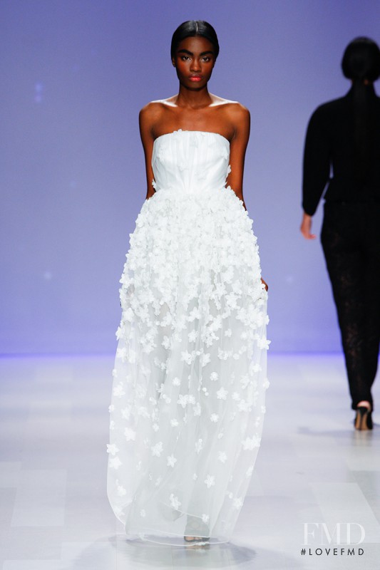 Kayla Clarke featured in  the David Dixon fashion show for Spring/Summer 2014