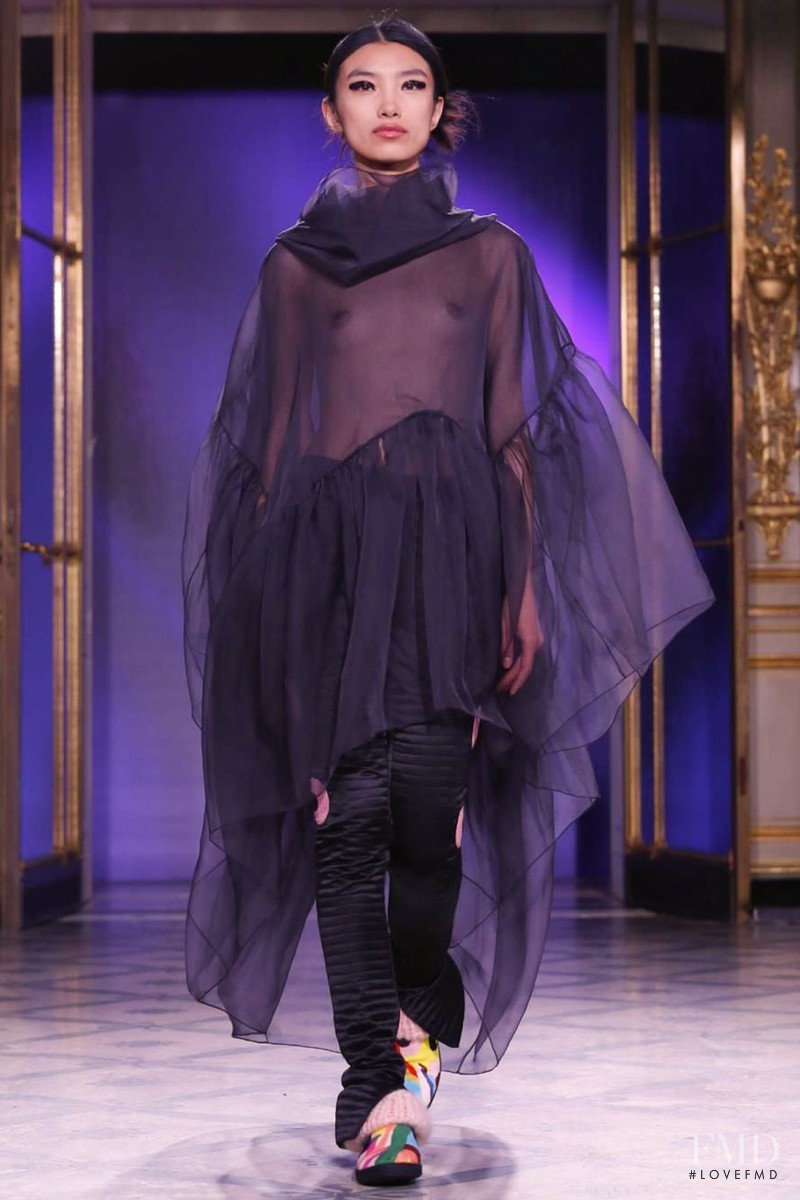 Meng Die Hou featured in  the Junko Shimada fashion show for Autumn/Winter 2014
