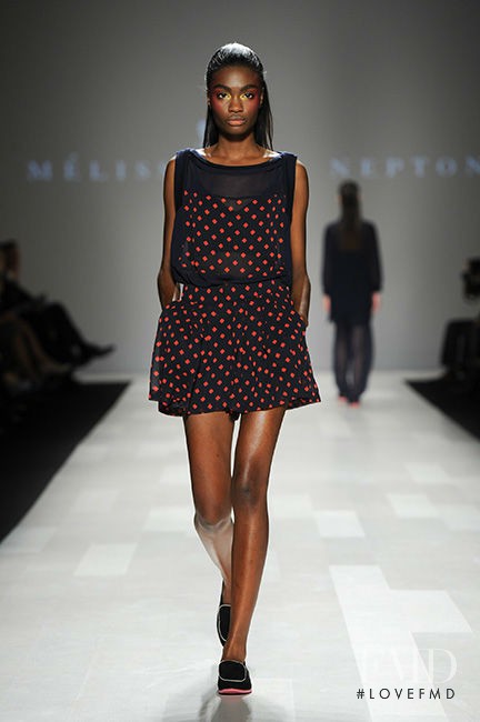 Kayla Clarke featured in  the Melissa Nepton fashion show for Spring/Summer 2014