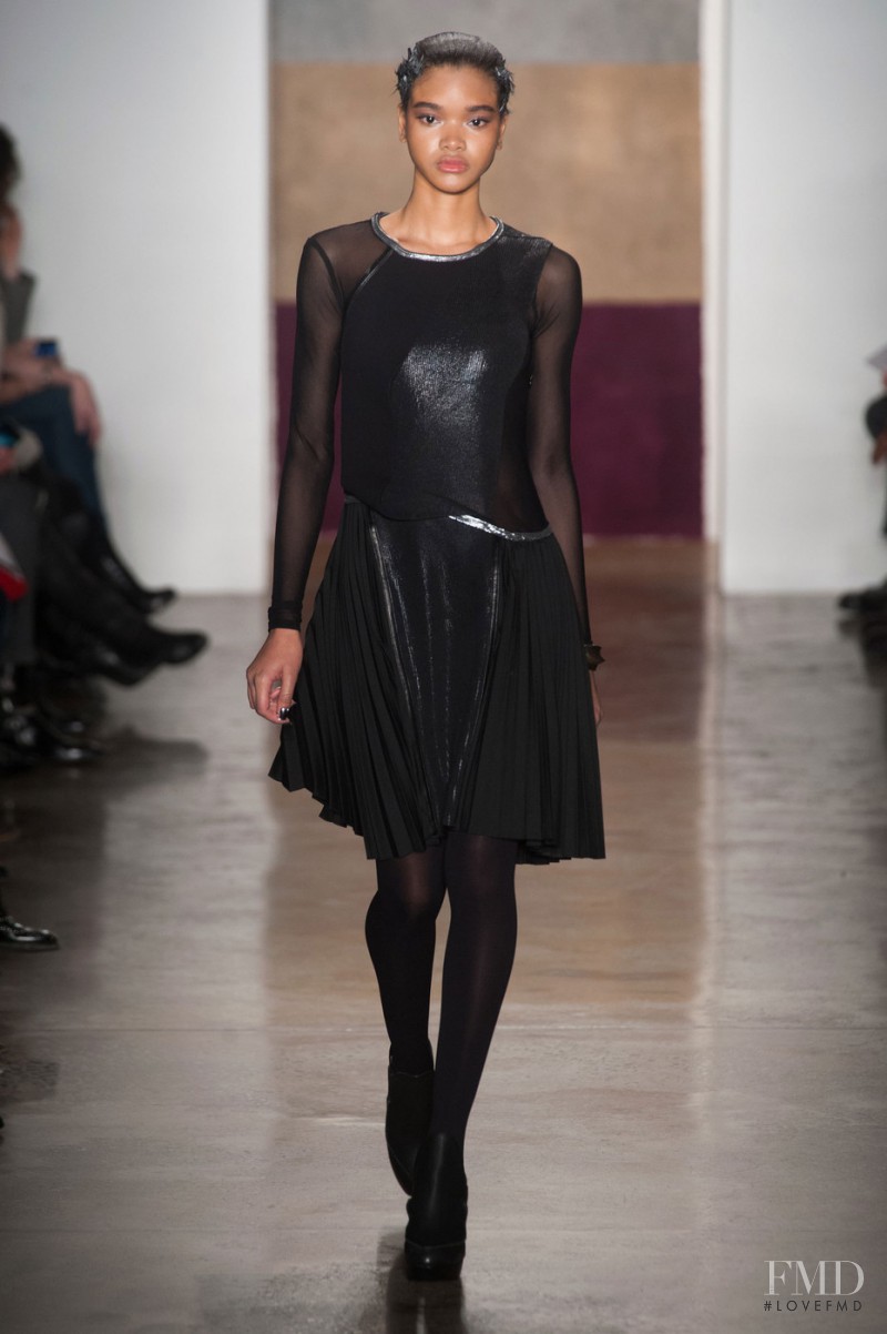 Iesha Hodges featured in  the Ohne Titel fashion show for Autumn/Winter 2014