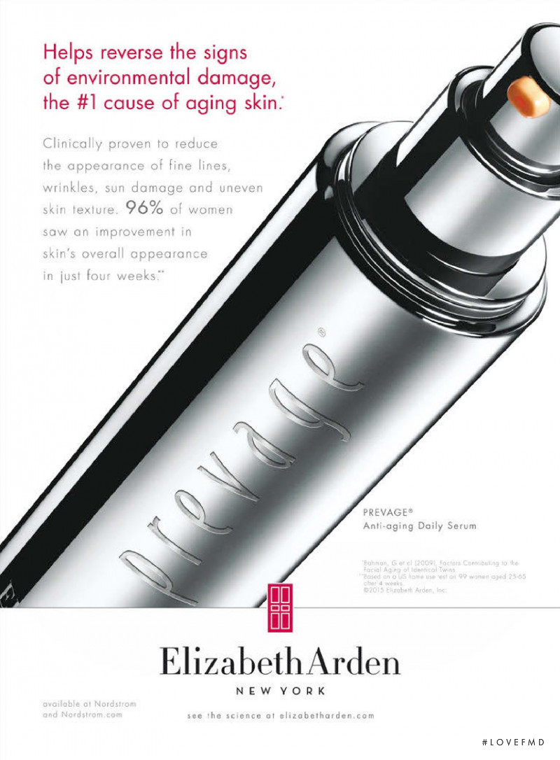 Elizabeth Arden advertisement for Spring/Summer 2015