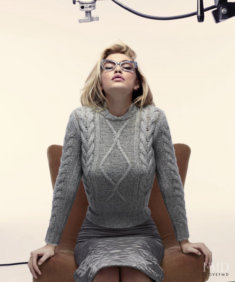 Gigi Hadid featured in  the Max Mara advertisement for Autumn/Winter 2015