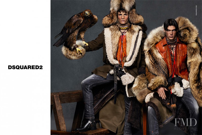 DSquared2 advertisement for Autumn/Winter 2015