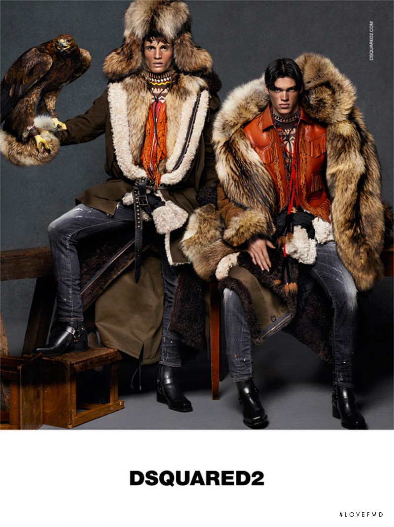 DSquared2 advertisement for Autumn/Winter 2015
