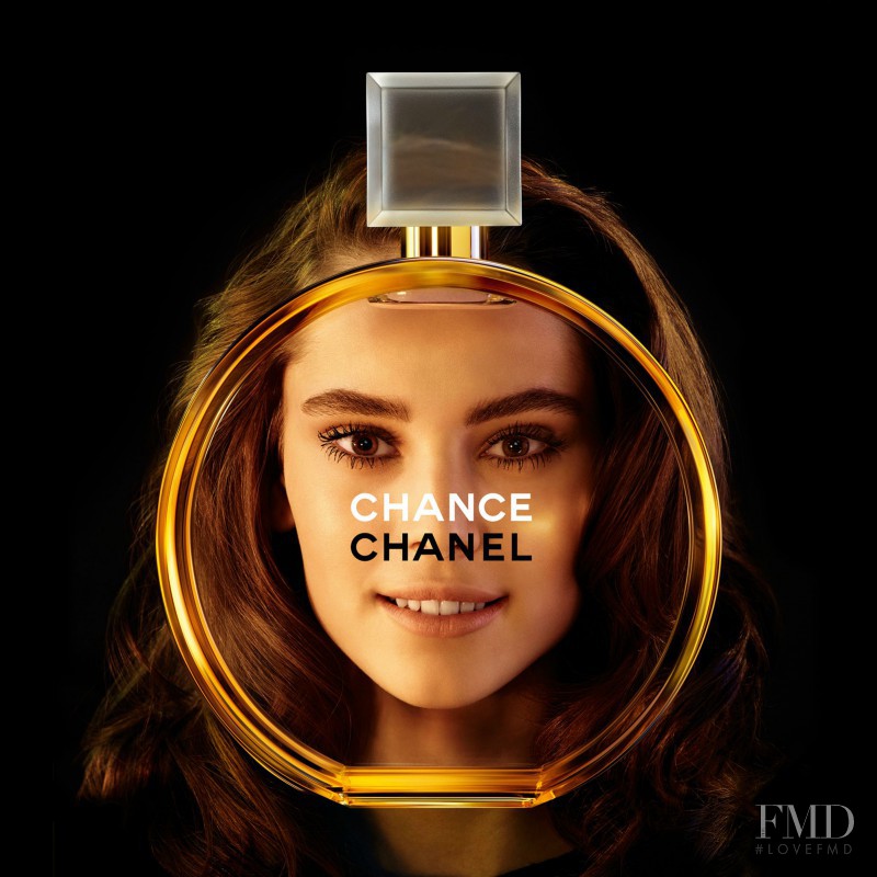 Romy Schönberger featured in  the Chanel Parfums Chance Eau Vive advertisement for Autumn/Winter 2015