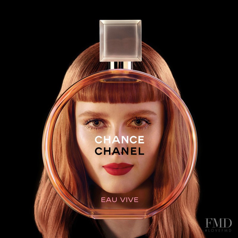 Rianne Van Rompaey featured in  the Chanel Parfums Chance Eau Vive advertisement for Autumn/Winter 2015