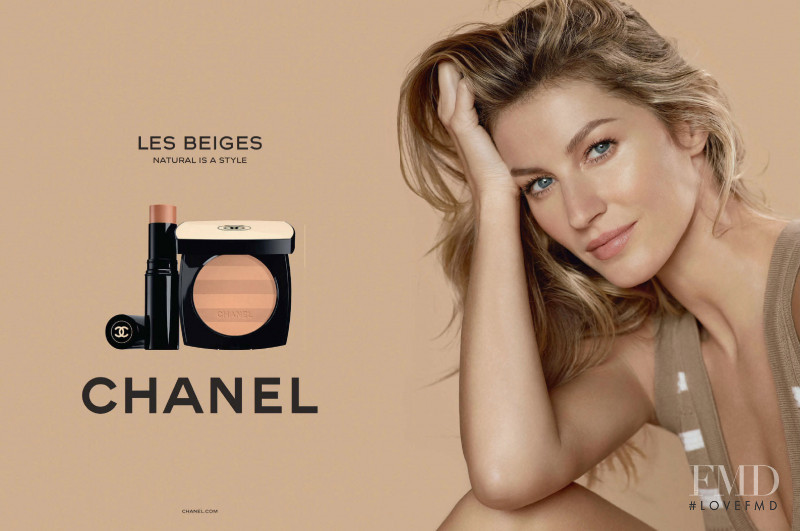 Gisele Bundchen featured in  the Chanel Beauty advertisement for Autumn/Winter 2015