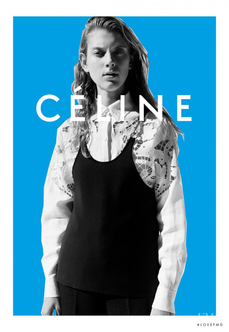Ally Ertel featured in  the Celine advertisement for Pre-Fall 2015