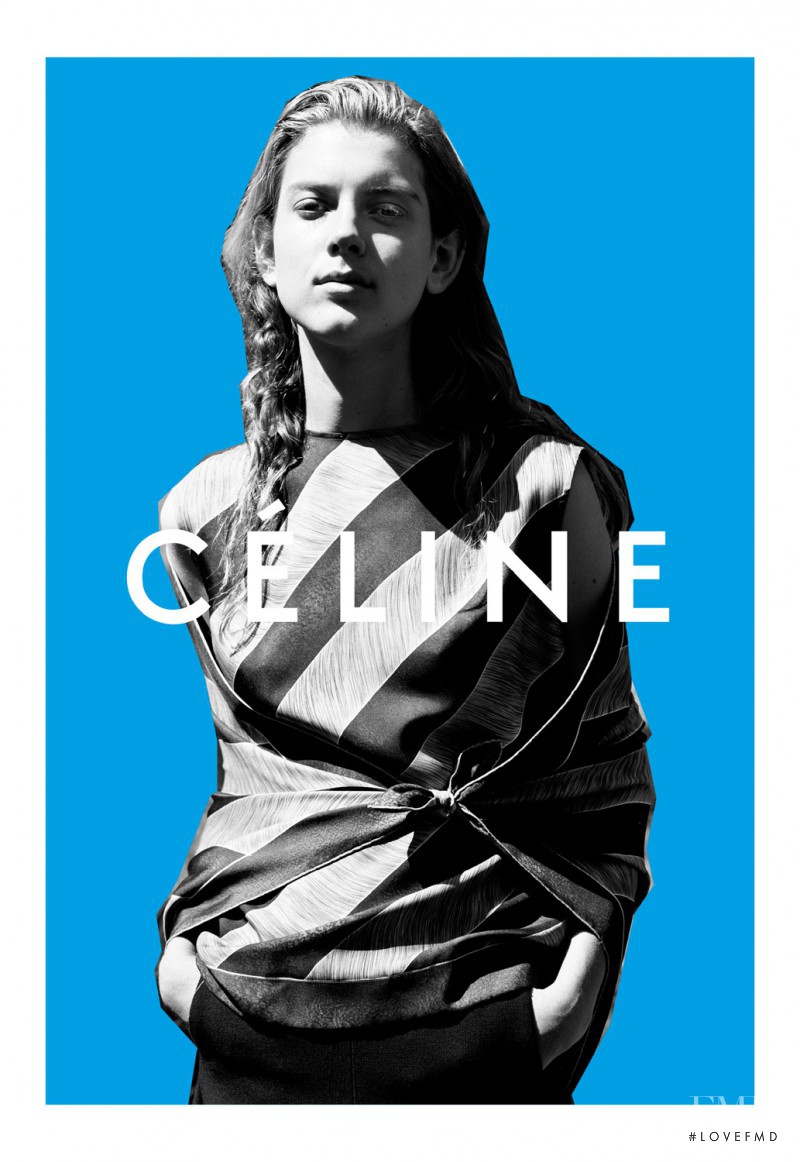 Ally Ertel featured in  the Celine advertisement for Pre-Fall 2015