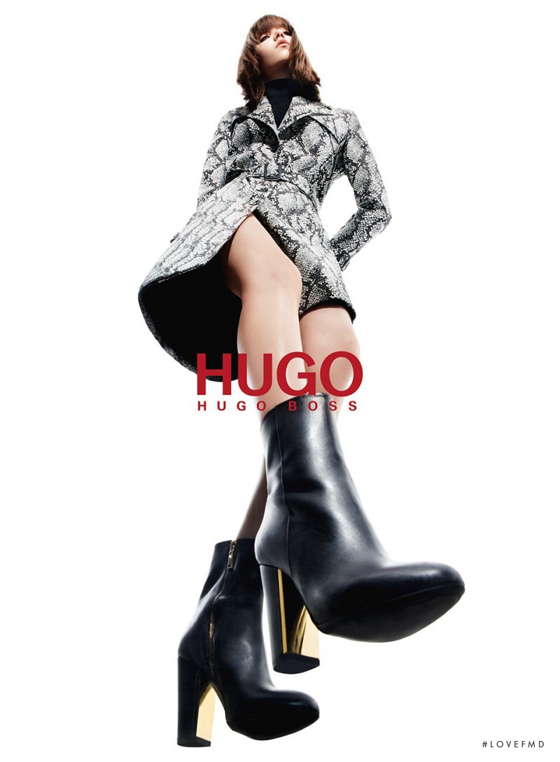 Grace Hartzel featured in  the HUGO advertisement for Autumn/Winter 2015