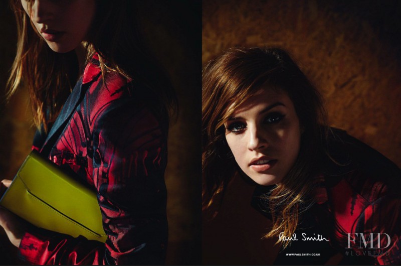 Julia Frauche featured in  the Paul Smith advertisement for Autumn/Winter 2013