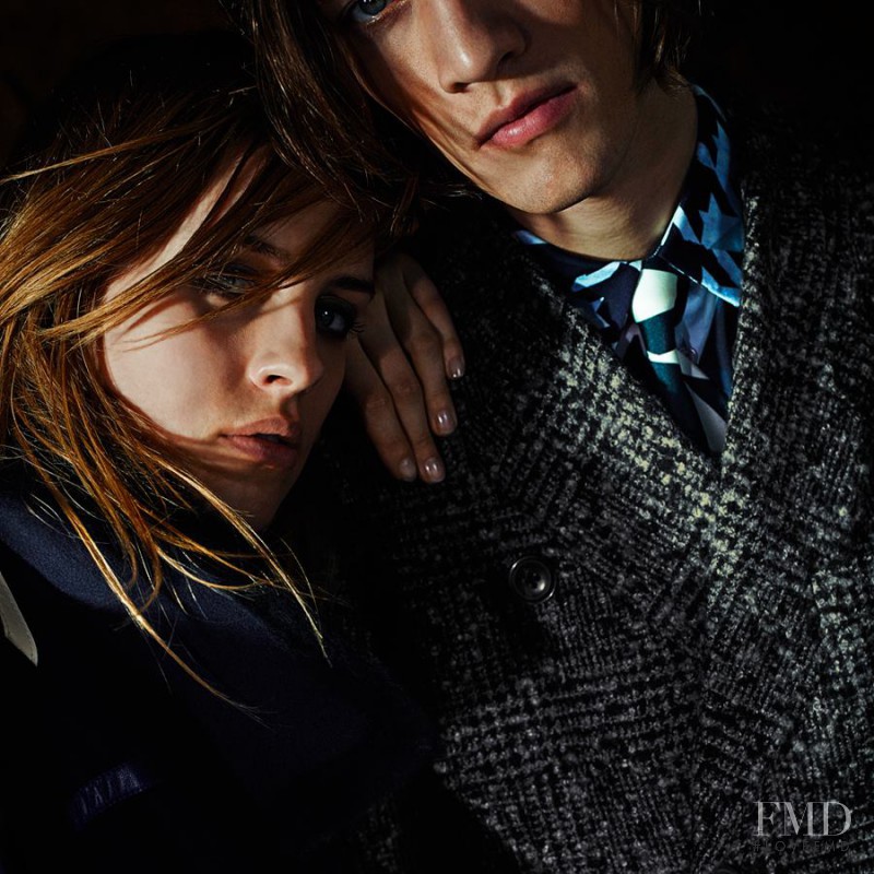 Julia Frauche featured in  the Paul Smith advertisement for Autumn/Winter 2013