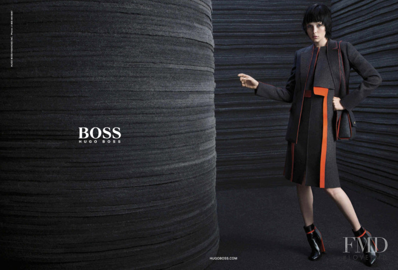 Edie Campbell featured in  the Boss by Hugo Boss advertisement for Autumn/Winter 2015