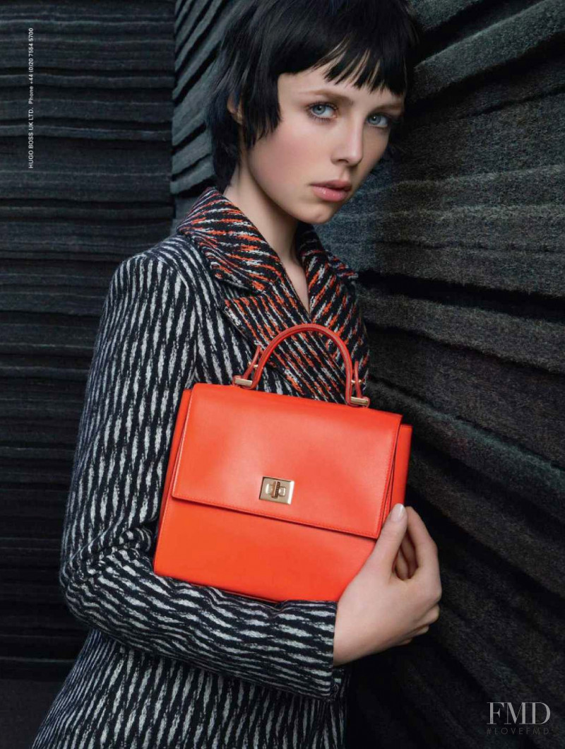 Edie Campbell featured in  the Boss by Hugo Boss advertisement for Autumn/Winter 2015
