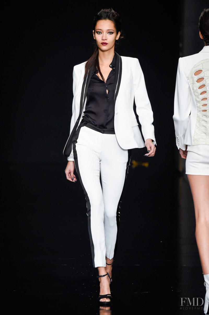 Daniela de Jesus featured in  the John Richmond fashion show for Autumn/Winter 2015